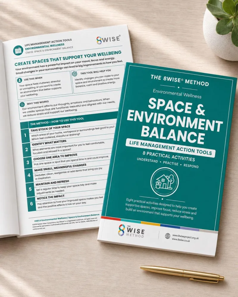 8Wise® Environmental  Wellness Life Management Action Tools