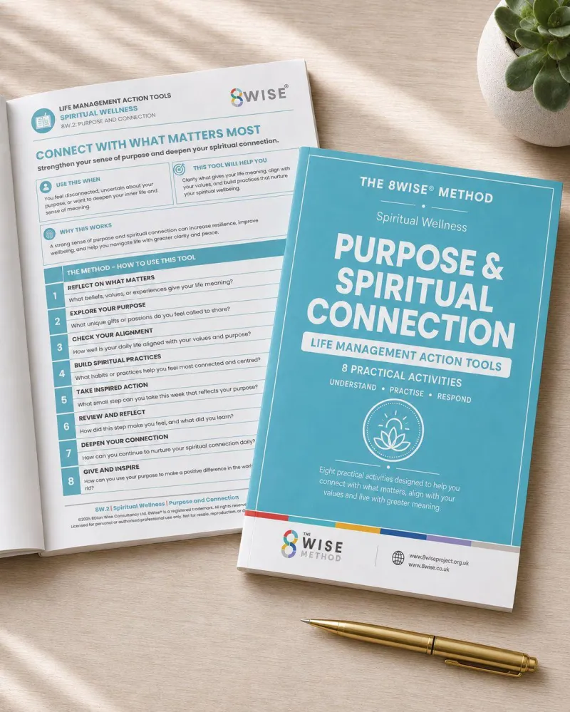 8Wise® Spiritual Wellness Life Management Action Tools