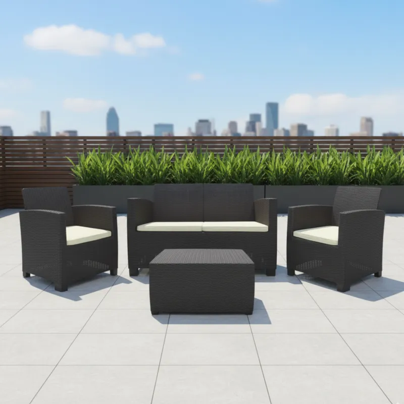  4-Piece Sofa Patio Set