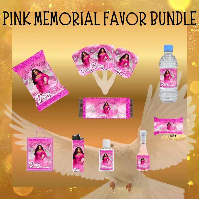 Memorial Favors Pink