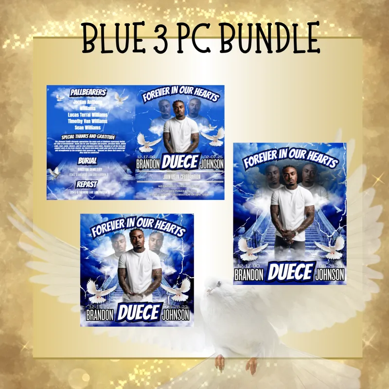 Memorial 3pc Blue
