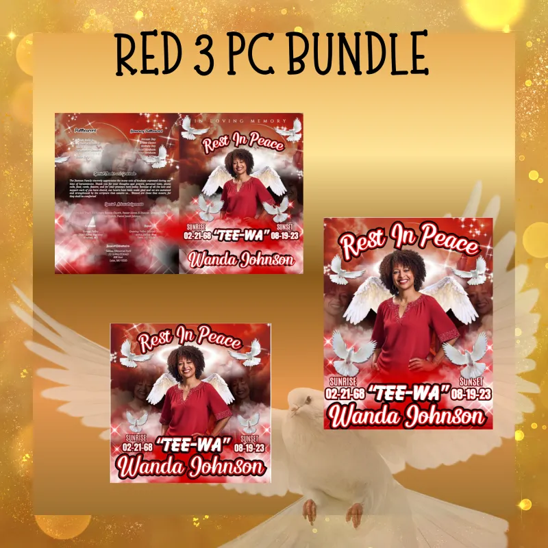 Memorial 3pc Red