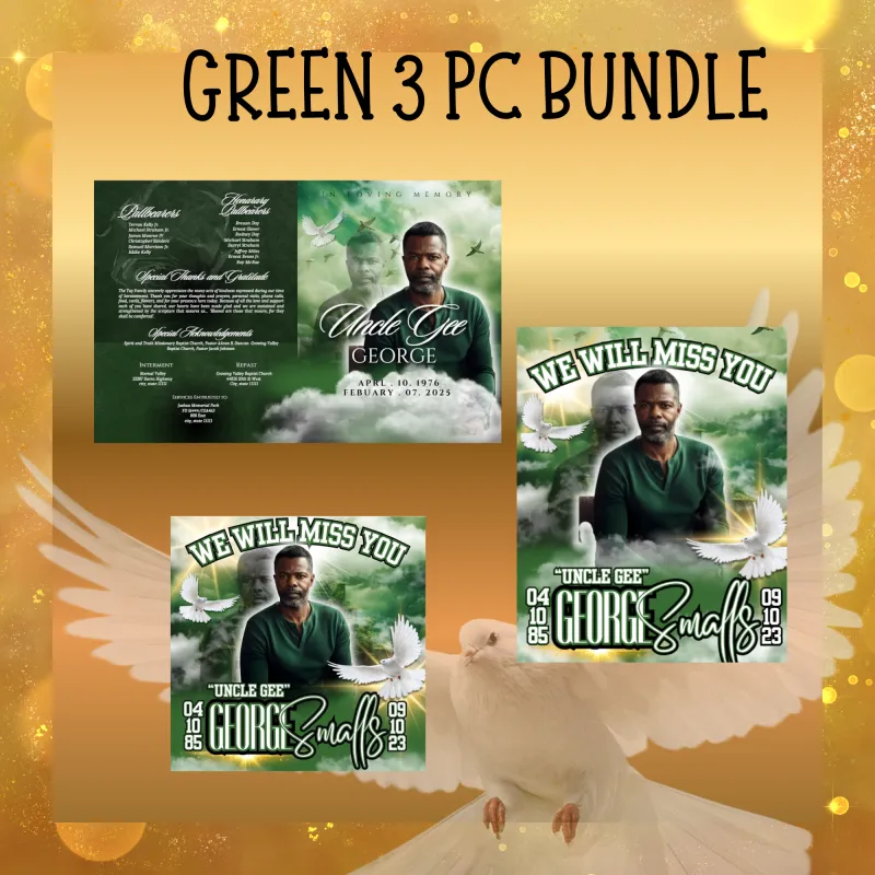 Memorial 3pc Green