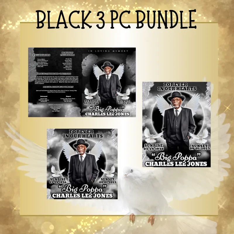 Memorial 3pc Black