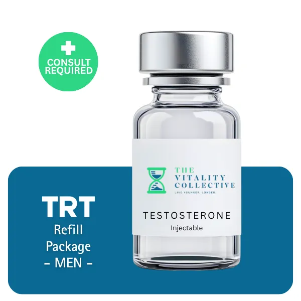 TRT Men's Refill Only Package 60 days (Cypionate 200mg/mL 10mL + Anastrozole 24×1mg)
