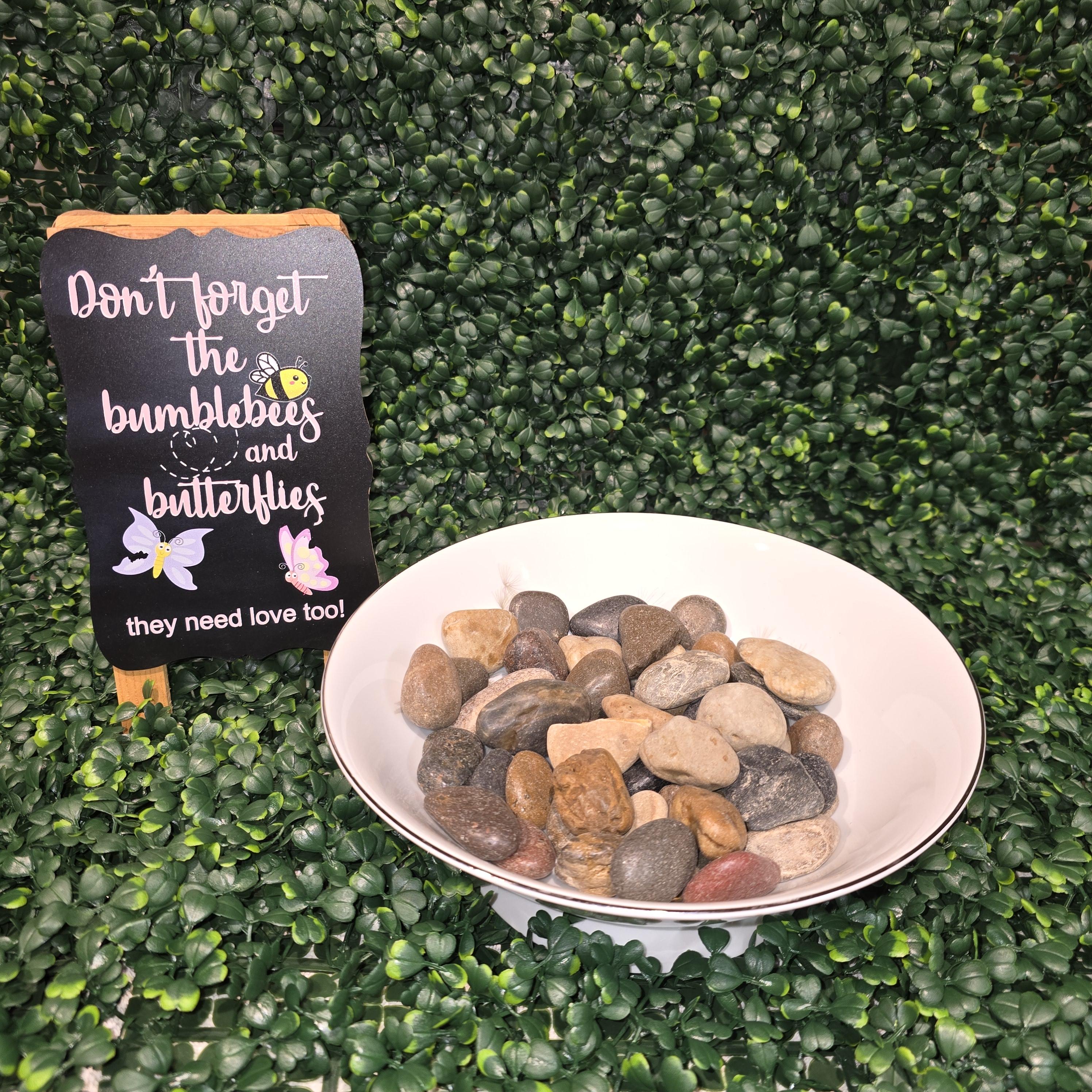 Nature's Sip™ Pedestal Pollinator Water Bowl – Pine Branch Garden Oasis | Handmade Bee & Butterfly Watering Station 