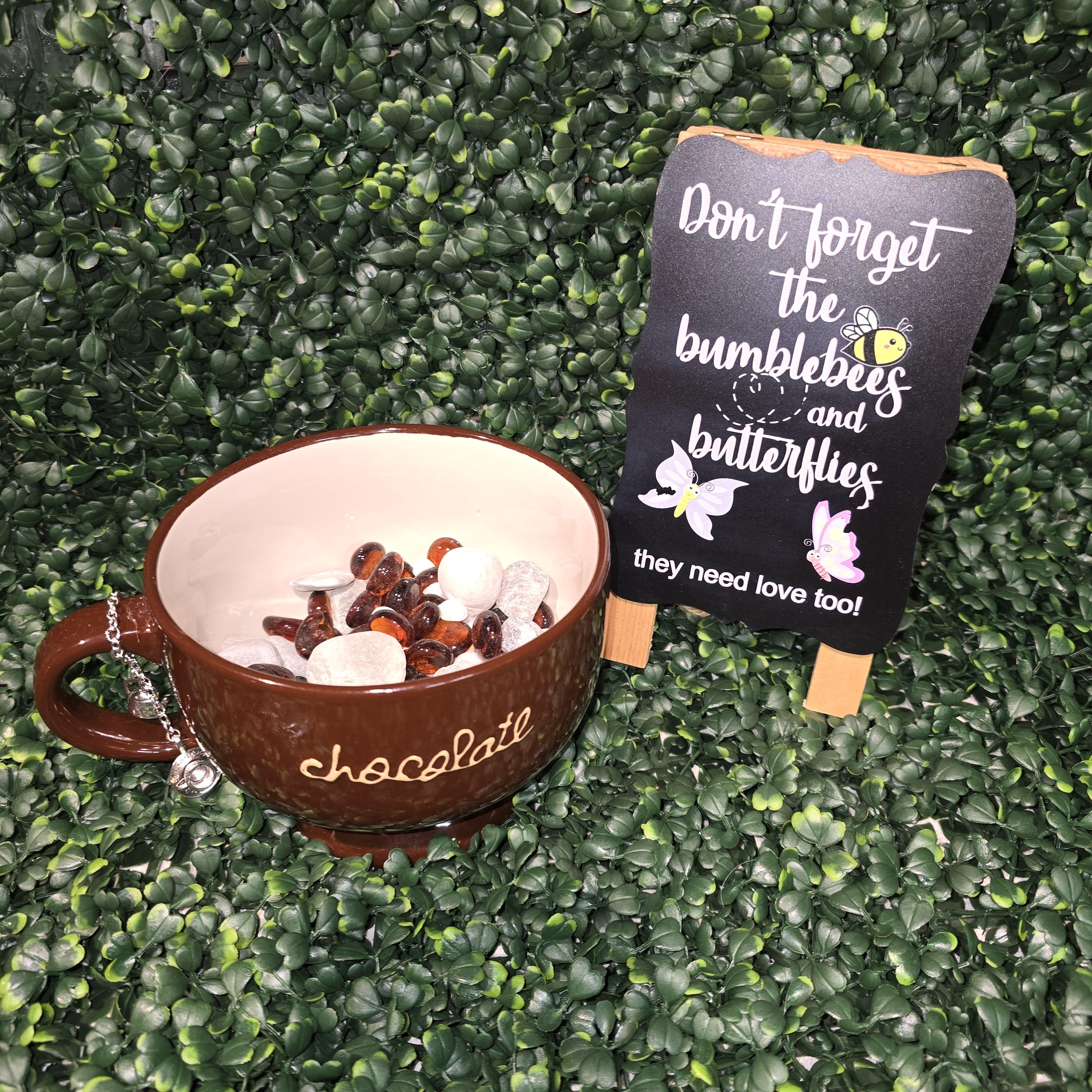 Nature's Sip™ Chocolate Bee Pollinator Water Bowl