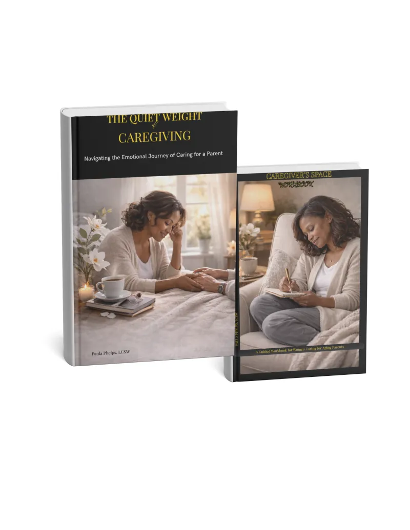 The Quiet Witht of Caregiving + Caregiver's Space Workbook (Bundle Package)
