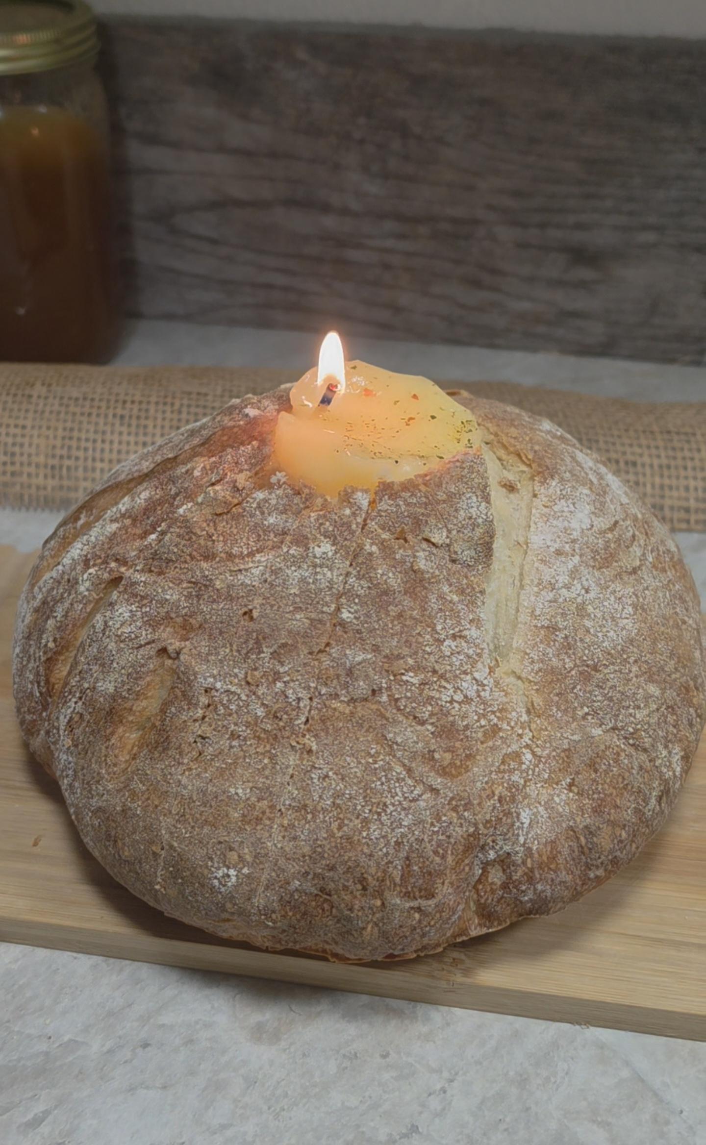 Original Sourdough With butter candle
