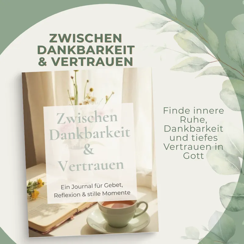 Zwischen Dankbarkeit und Vertrauen | Dein kleines Workbook für innere Ruhe & gelebtes Vertrauen