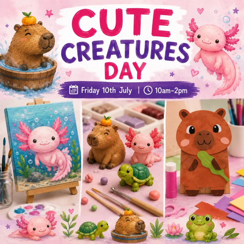 Fri 10th July: Cute Creatures Day