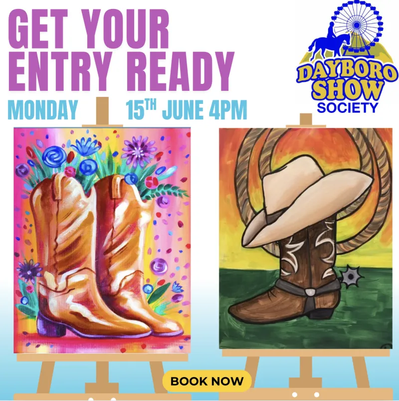 Monday 15th June 4pm- Boots (Dayboro Show Entry)