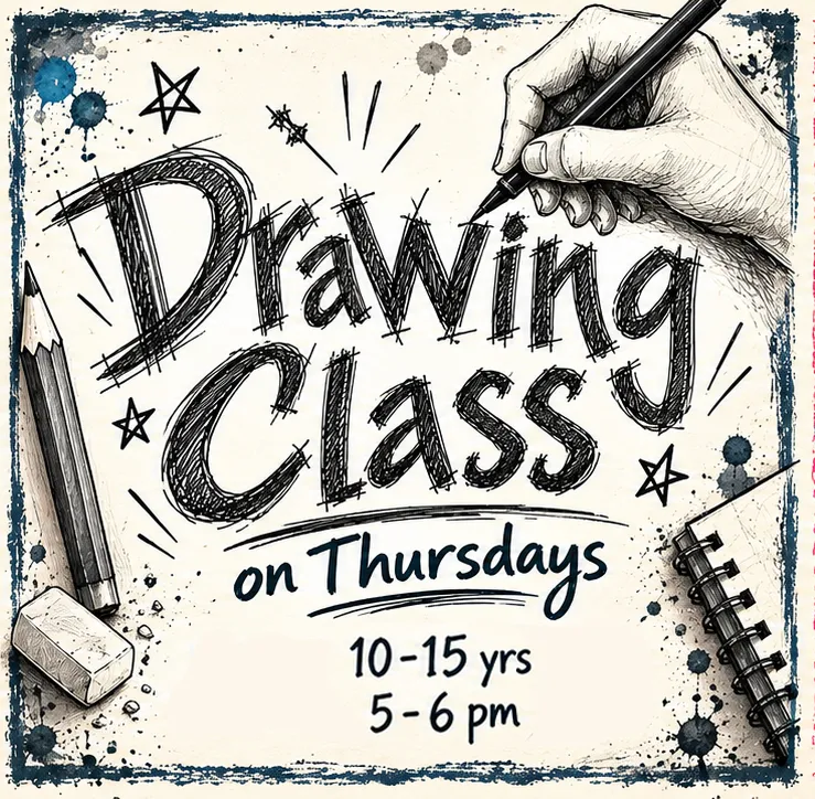 Drawing Studio - Thursdays (10-15 Years Old)