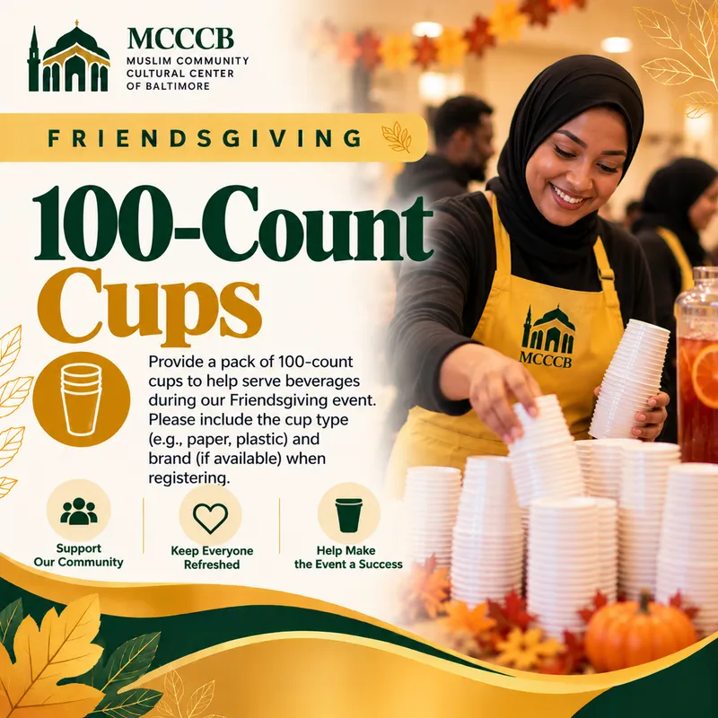 Friendsgiving – 100-Count Cups