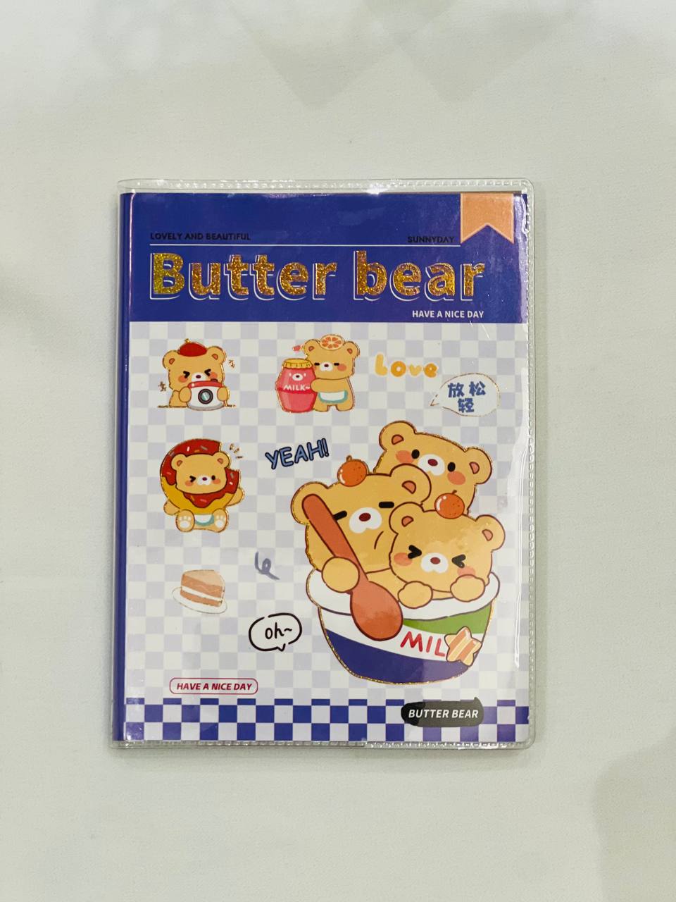 Butter Bear "Lovely & Beautiful" Notebooks