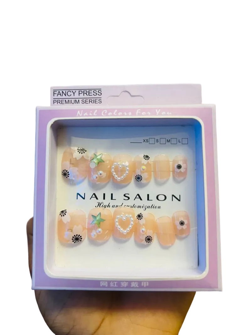 Artisan Hand-Painted Press-On Nails