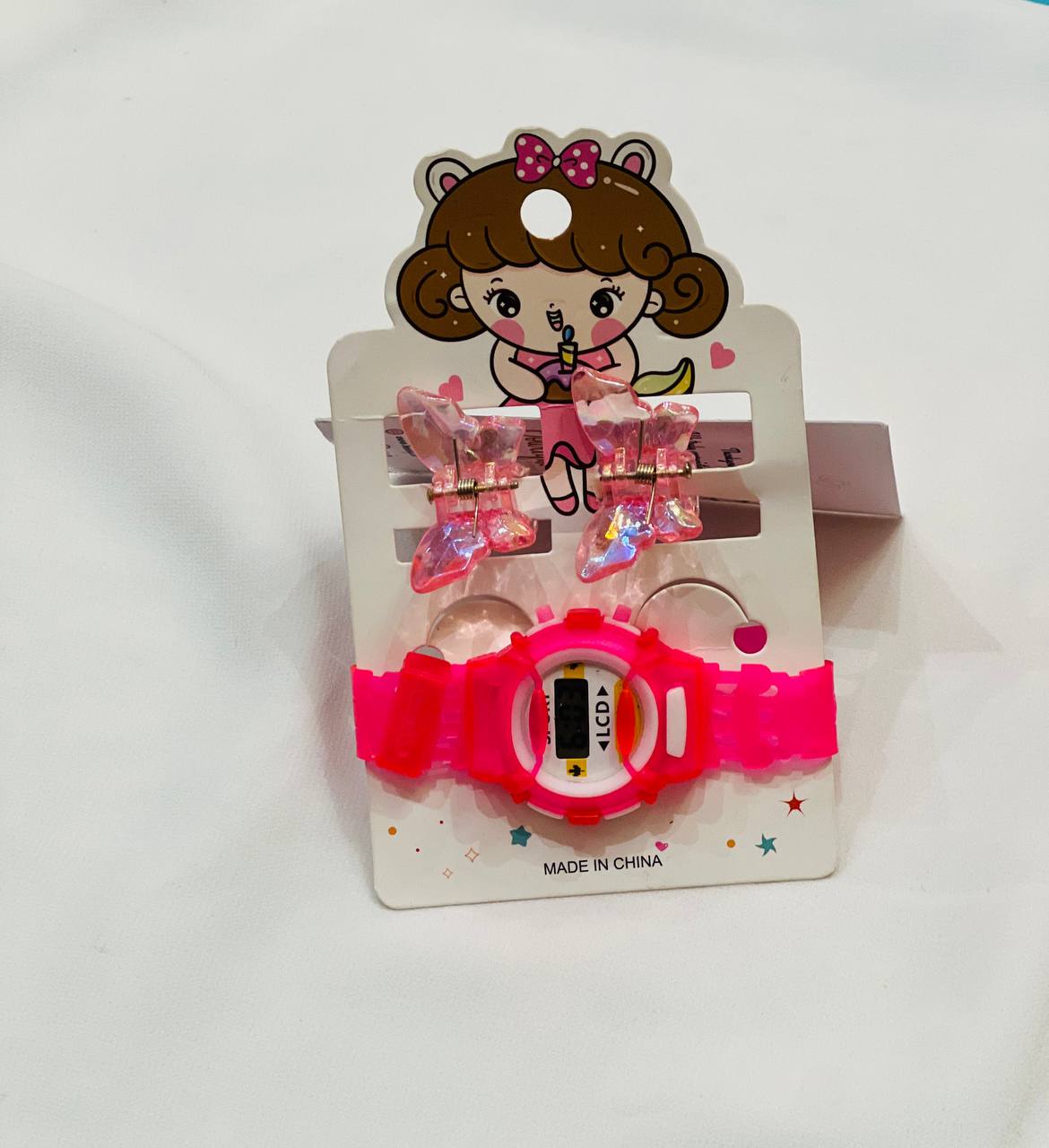 Flutter-By Digital Watch Set