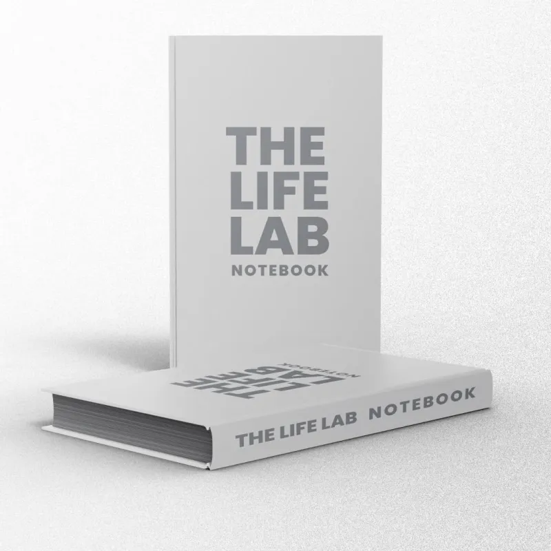 The Life Lab Notebook (hardcover light gray)