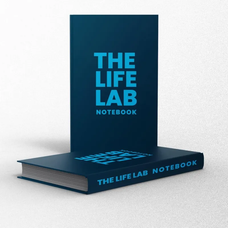 The Life Lab Notebook (hardcover dark blue)