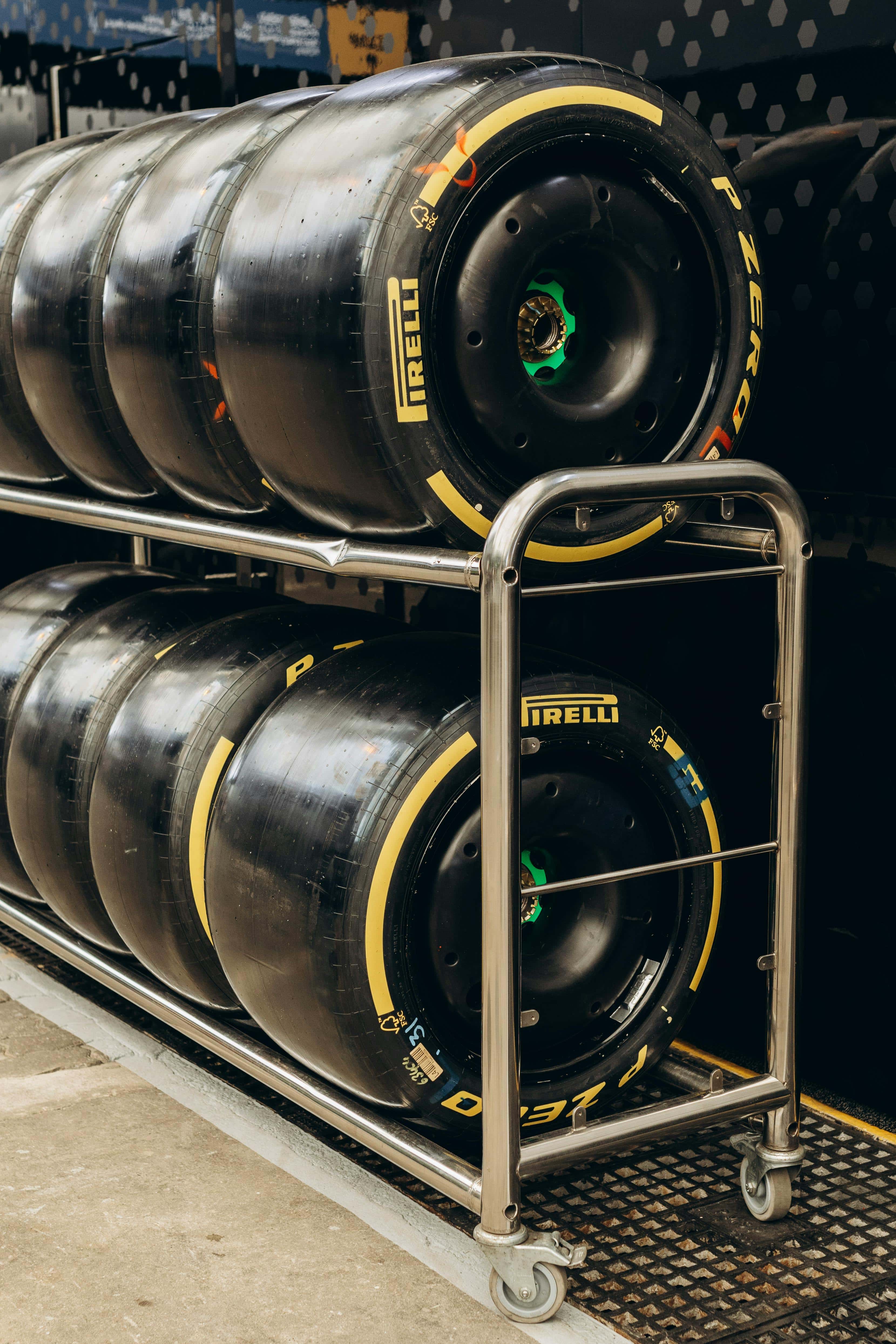 Pirelli Racing Tire Rack