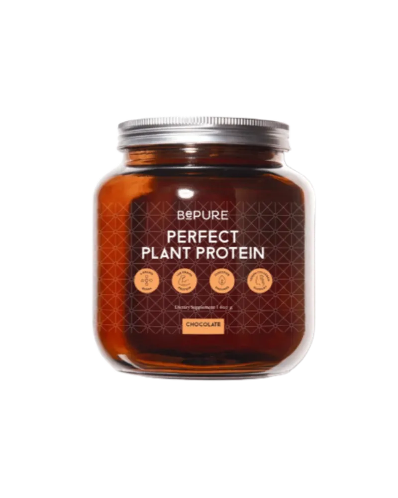 BePure Perfect Plant Protein Glass Jar
