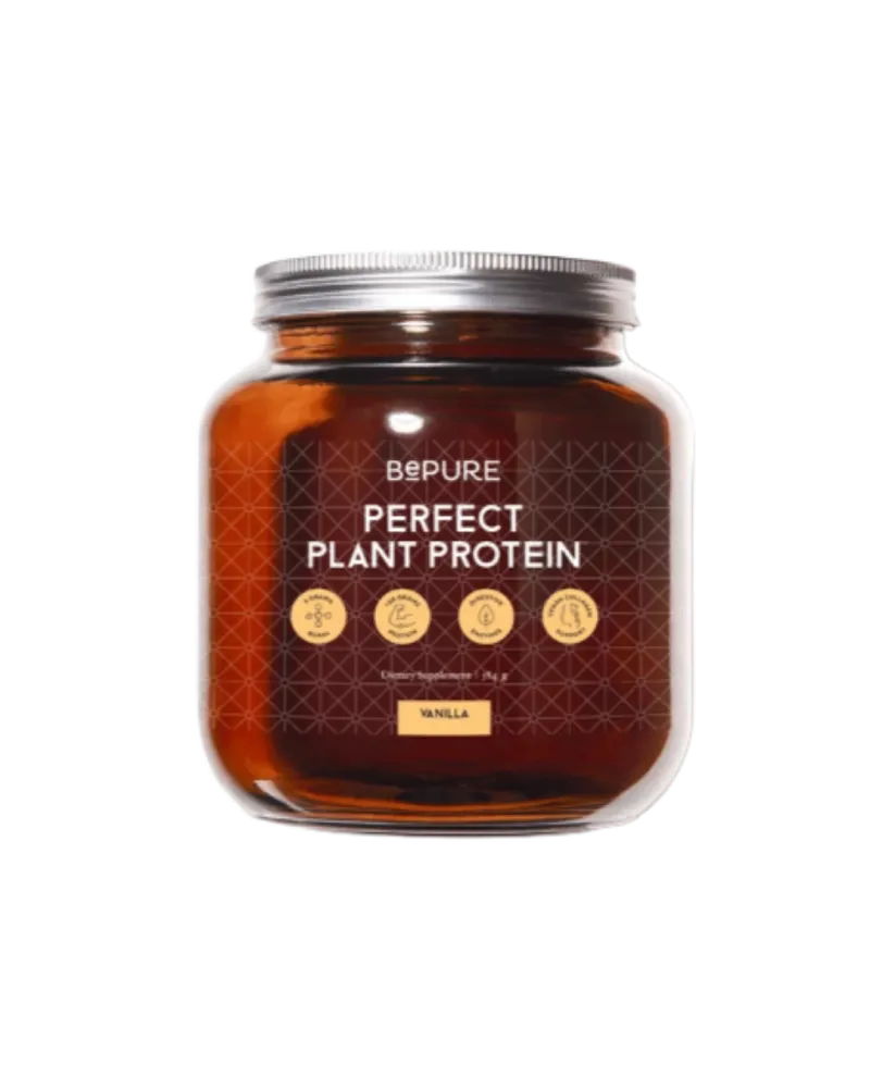 BePure Perfect Plant Protein Glass Jar