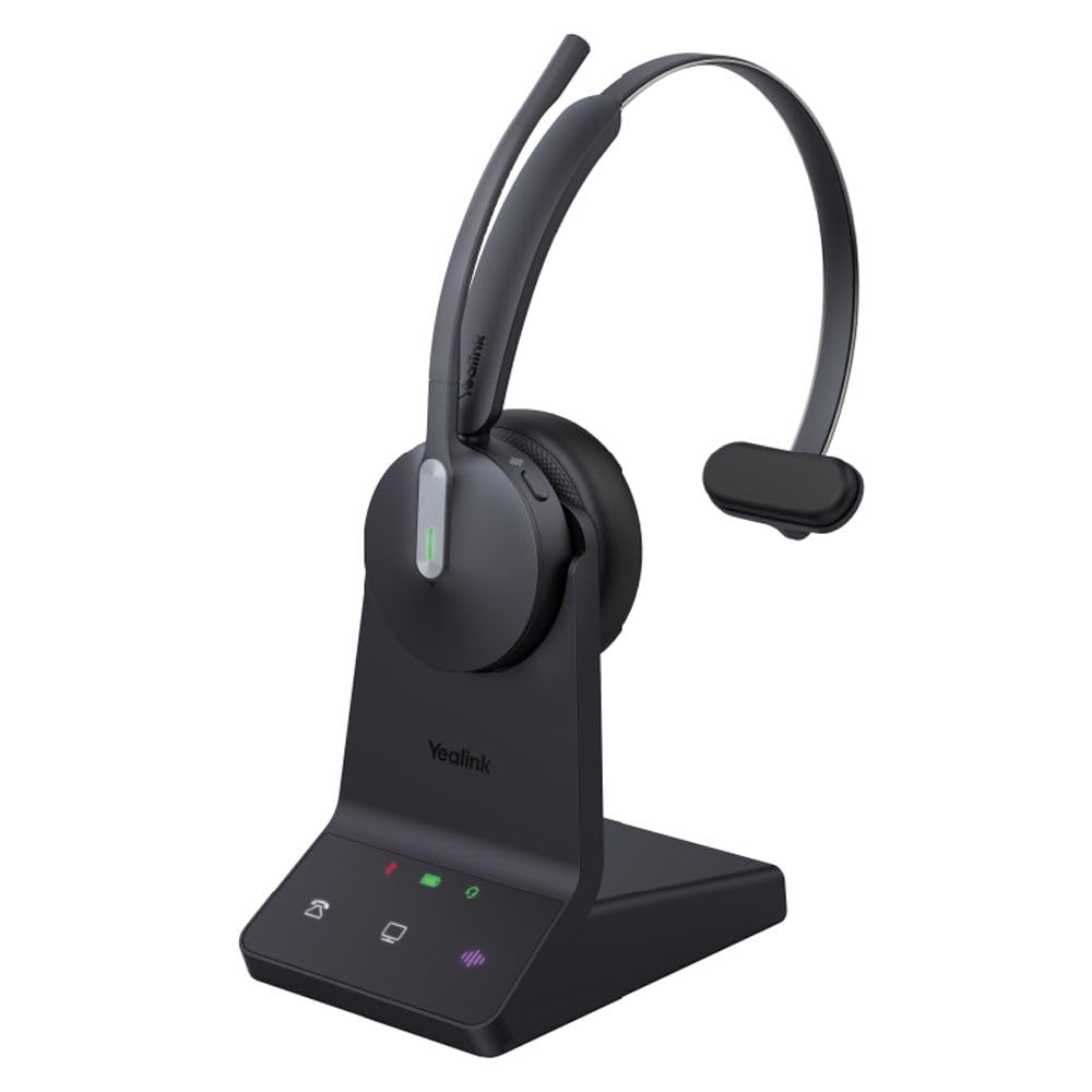 Yealink WH64 DECT Hybrid Wireless Headset - Mono - UC