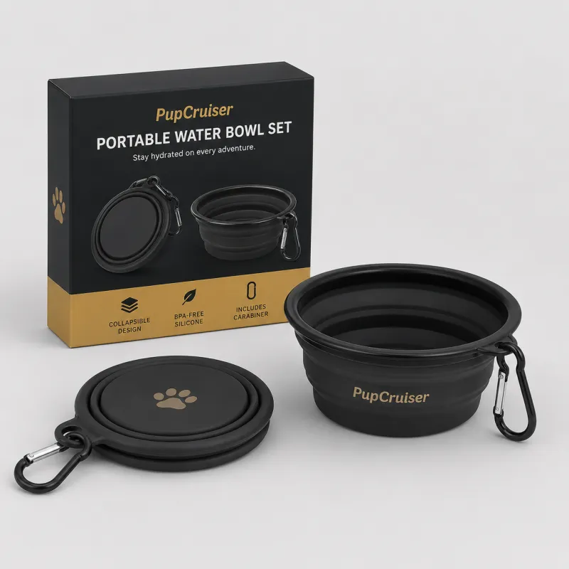 Portable Water Bowl Set