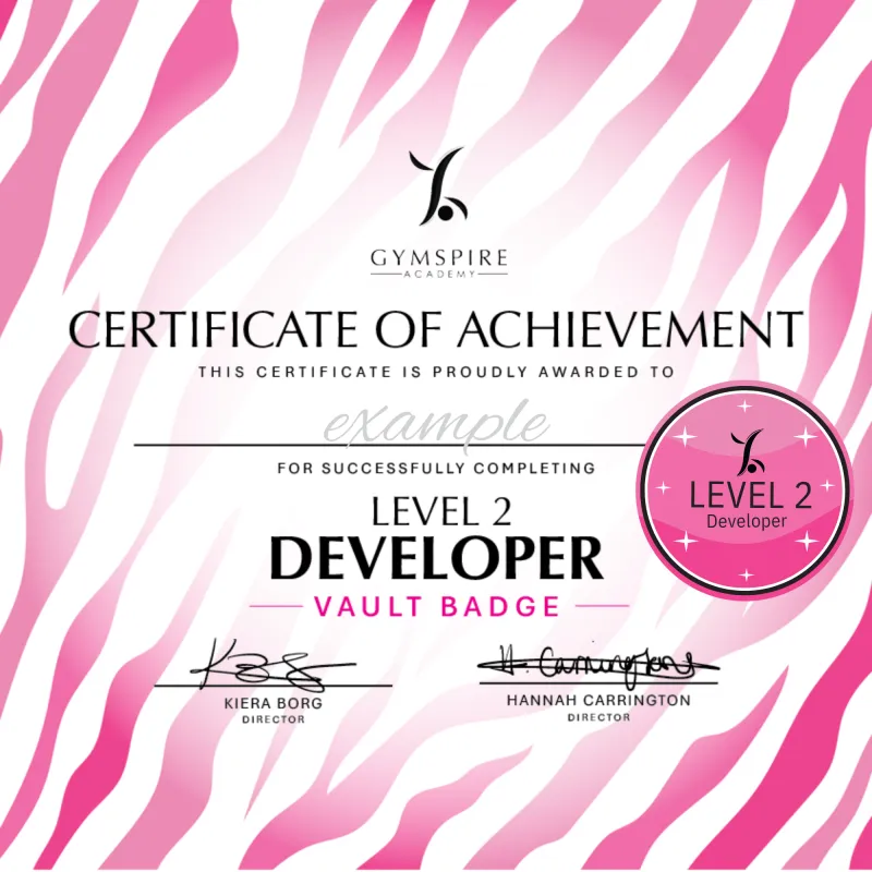 Level 2 - Developer - Vault