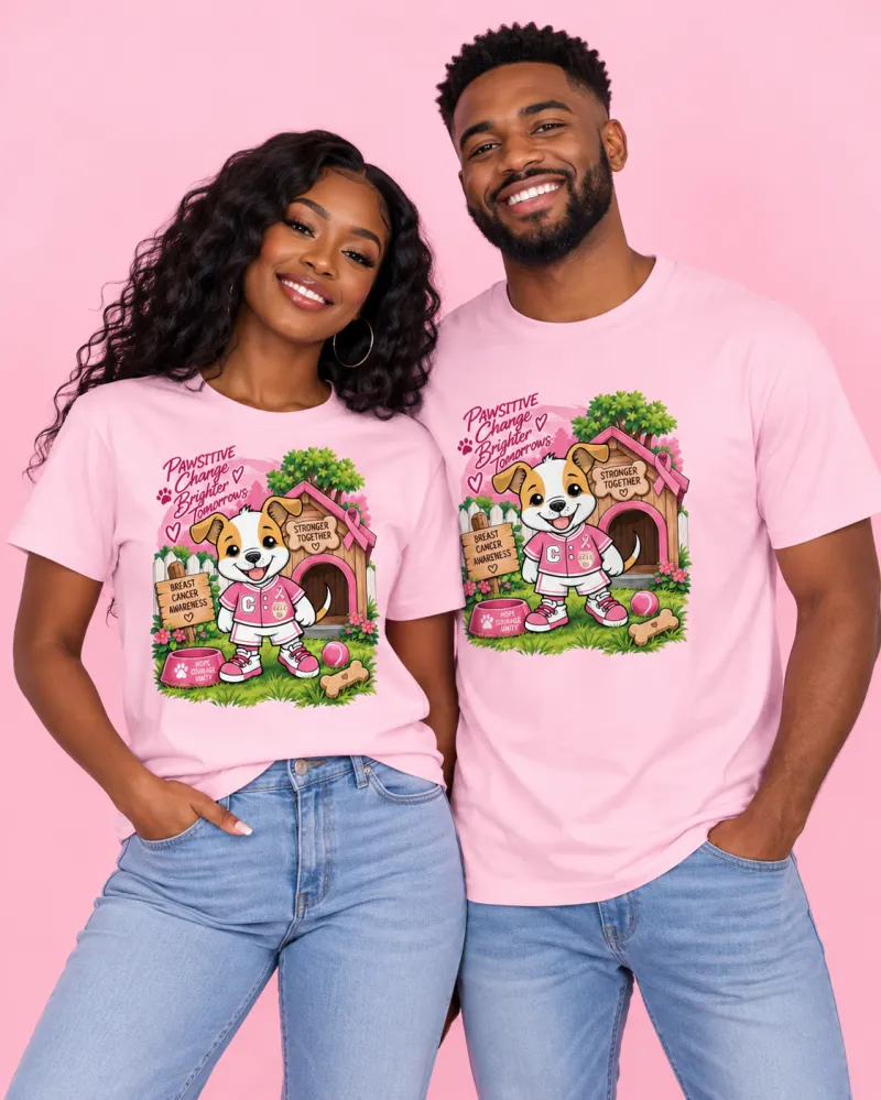 Unisex classic tee Pawsitive Change Brighter Tomorrow