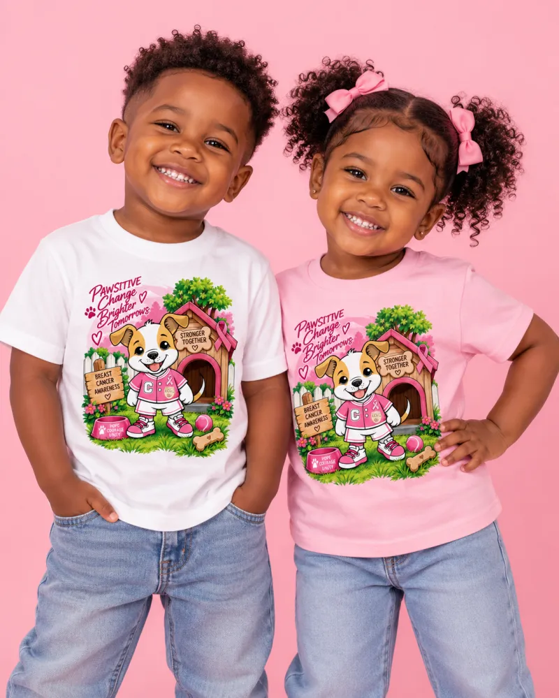 (Toddler - Unisex) Pawsitive Change Brighter Tomorrow