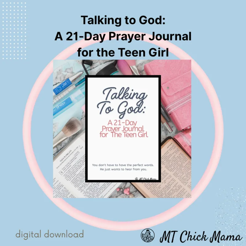 Talking To God: A 21 Day Prayer Journal for the Teen Girl