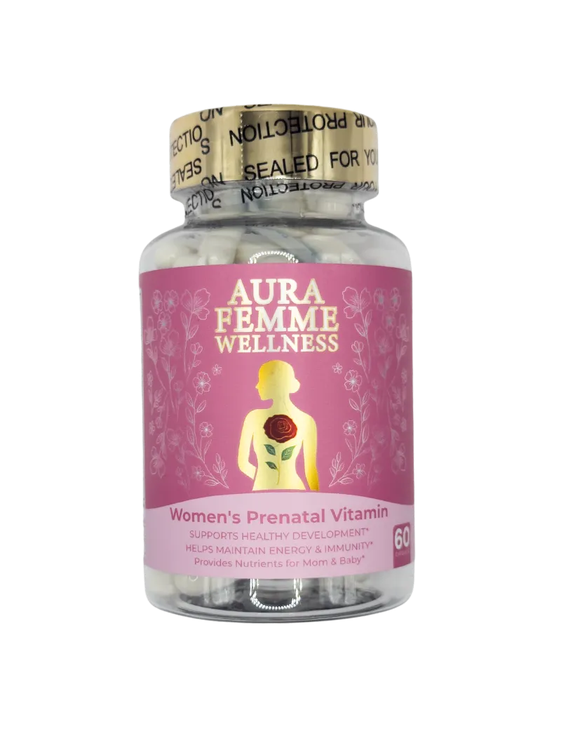 Aura Femme Wellness Women's Prenatal Vitamin (60 caps)