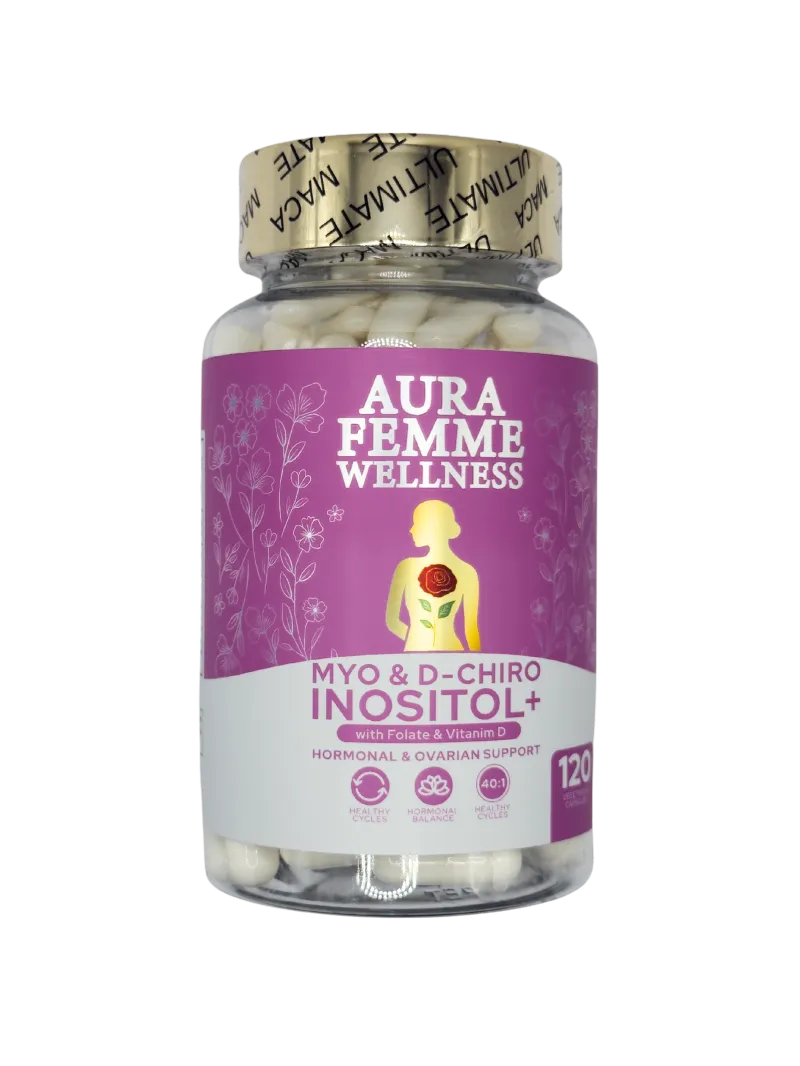 Aura Femme Wellness Myo & D-Chiro Inositol+ (120 caps)