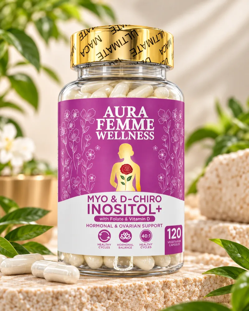 Aura Femme Wellness Myo & D-Chiro Inositol+ (120 caps)