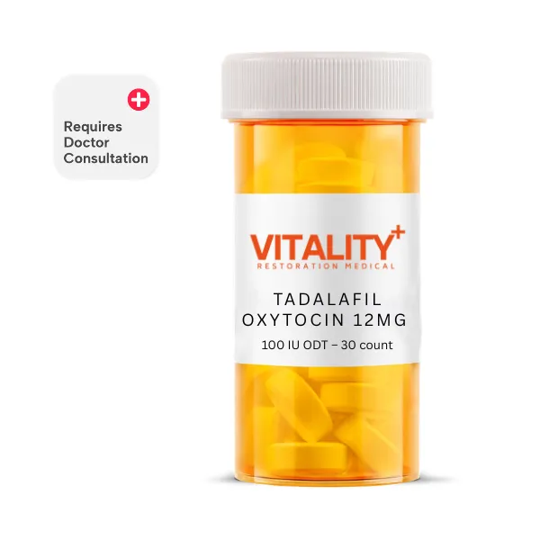 Tadalafil/Oxytocin 12mg/100 IU ODT - 30 Count