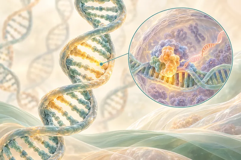 DNA-Strang als Symbol für die Rolle von Vitamin D bei der Genregulation