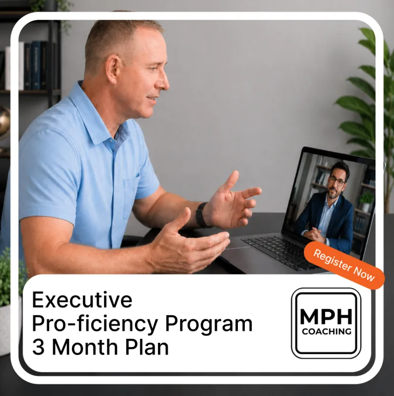 Executive Pro-ficiency Program 3 Month Plan