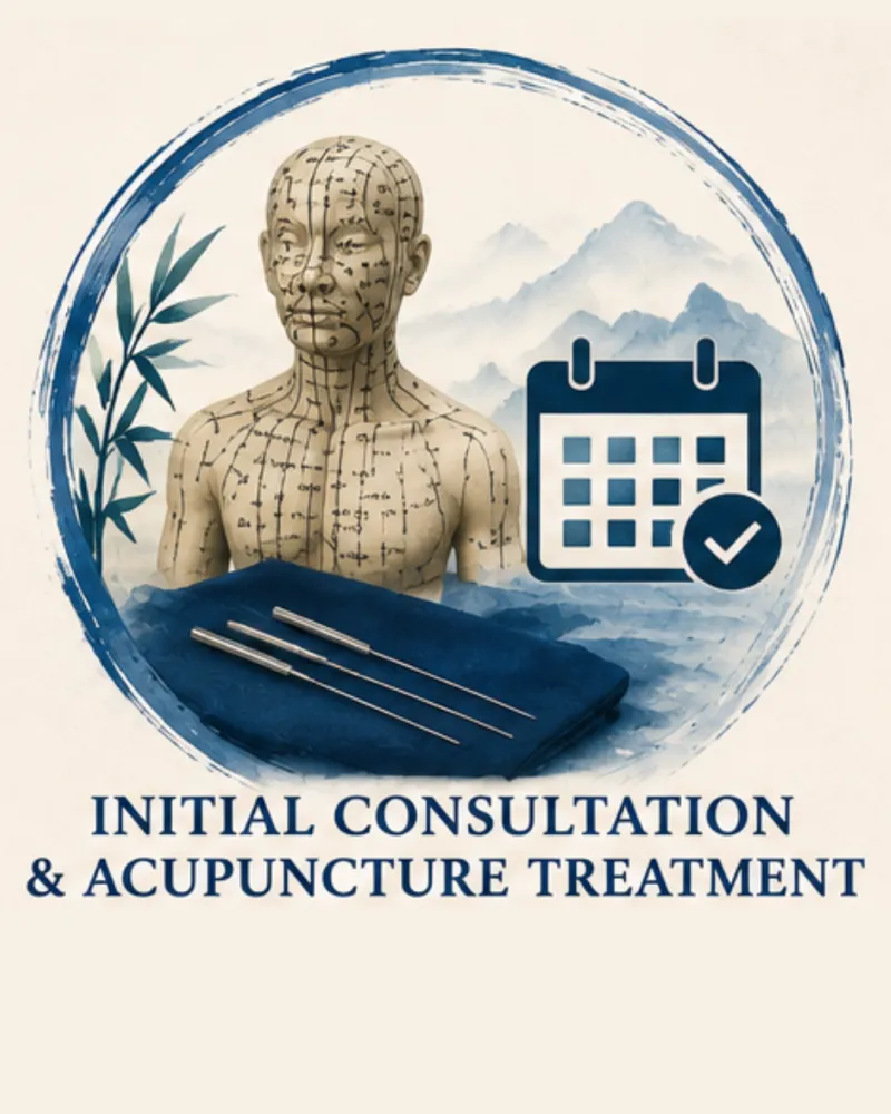 Initial Consultation and Acupuncture Treatment (via calendars)