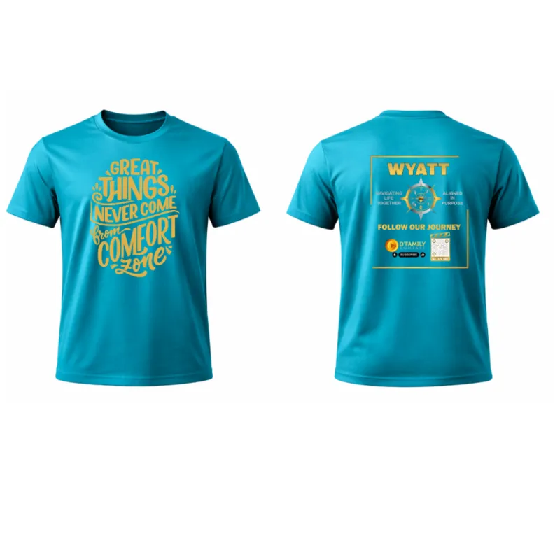 D'Family Compass  - Comfort Zone - T'shirt - Teal
