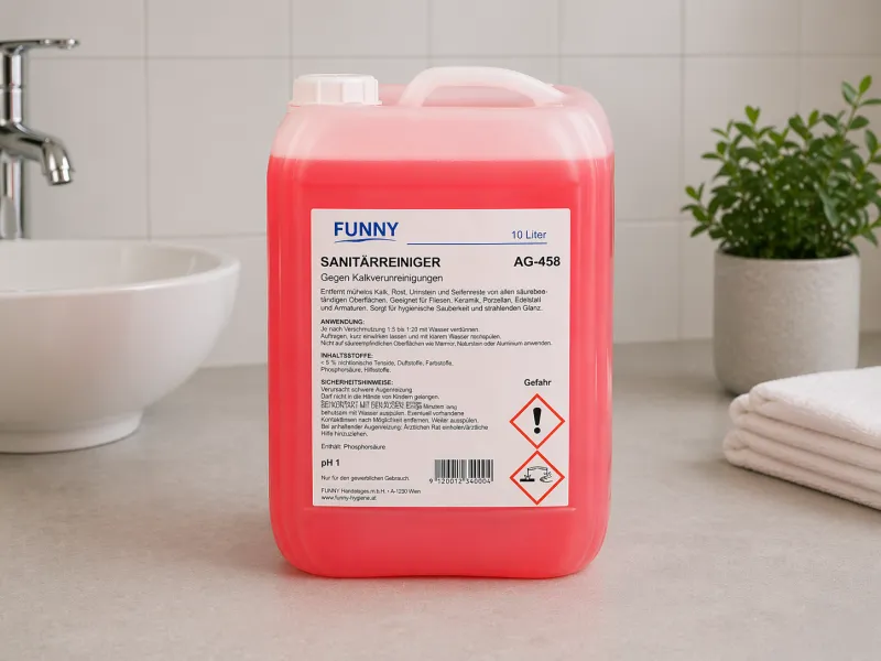 Sanitärreiniger, 10 l, gegen Kalkverunreinigungen