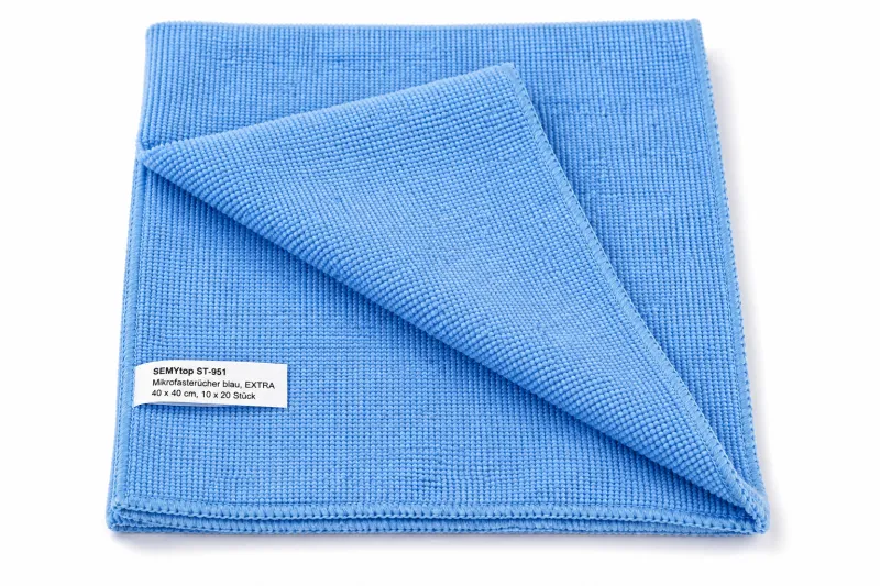 Mikrofasterücher blau, 40 x 40 cm, 10 x 20 Stück