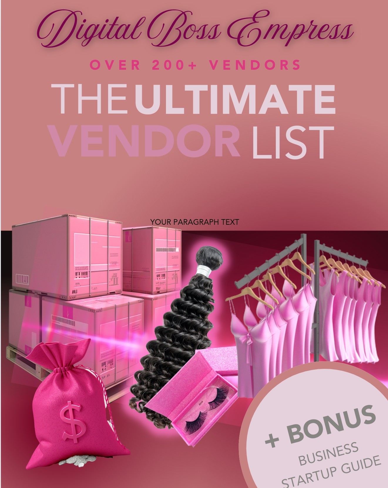 Digital Boss Empress The Ultimate Vendor List