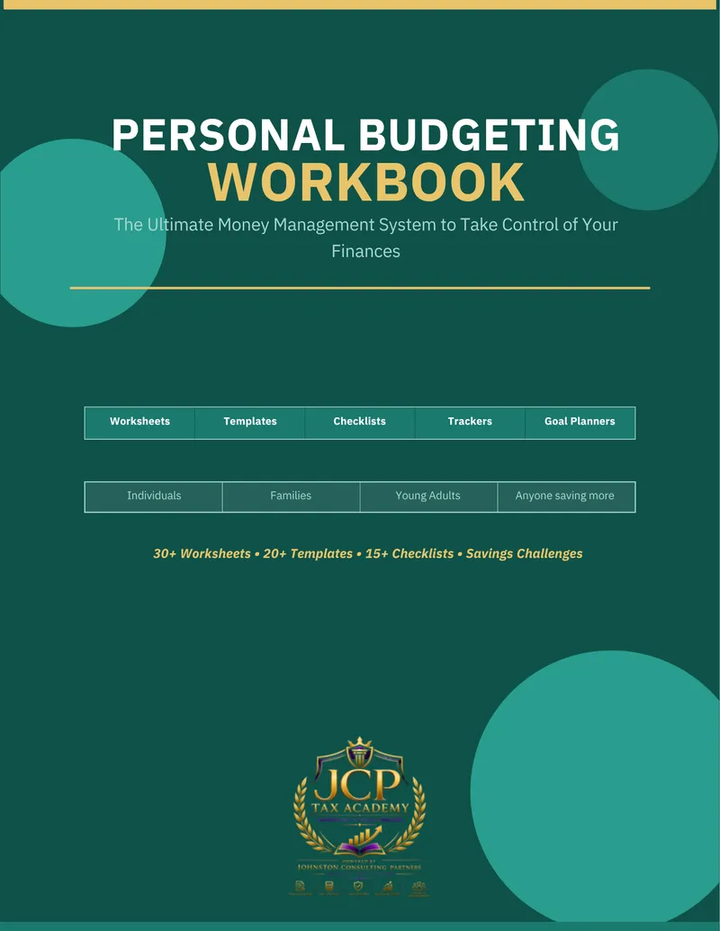 Personal Budgeting Workbook