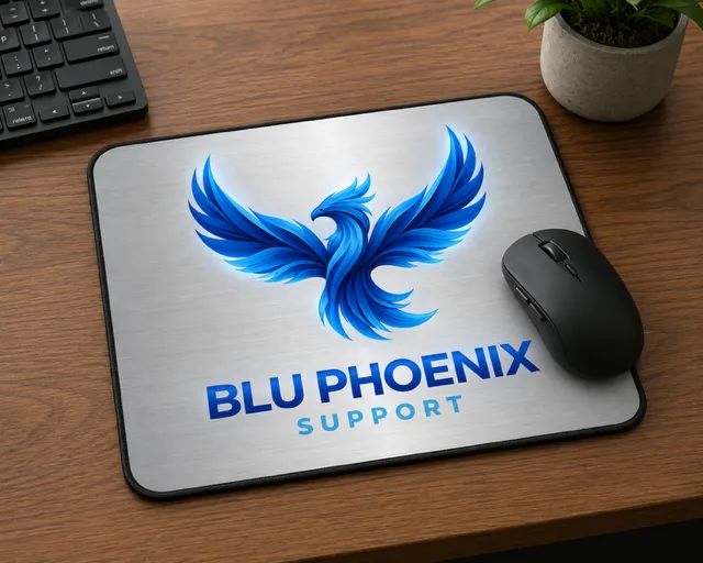 Blu Phoenix Support Mousepad