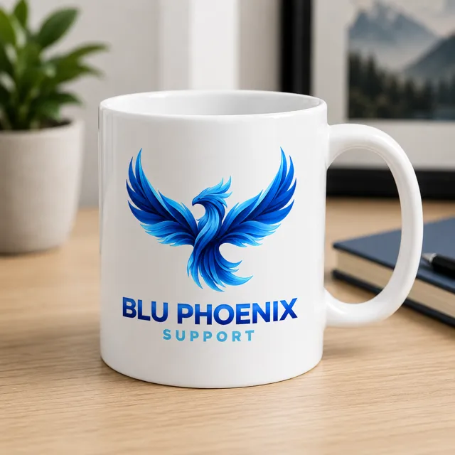 Blu Phoenix Support Coffee Mug