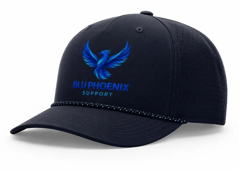 Blu Phoenix Support Dri-Fit Hat w/ Rope