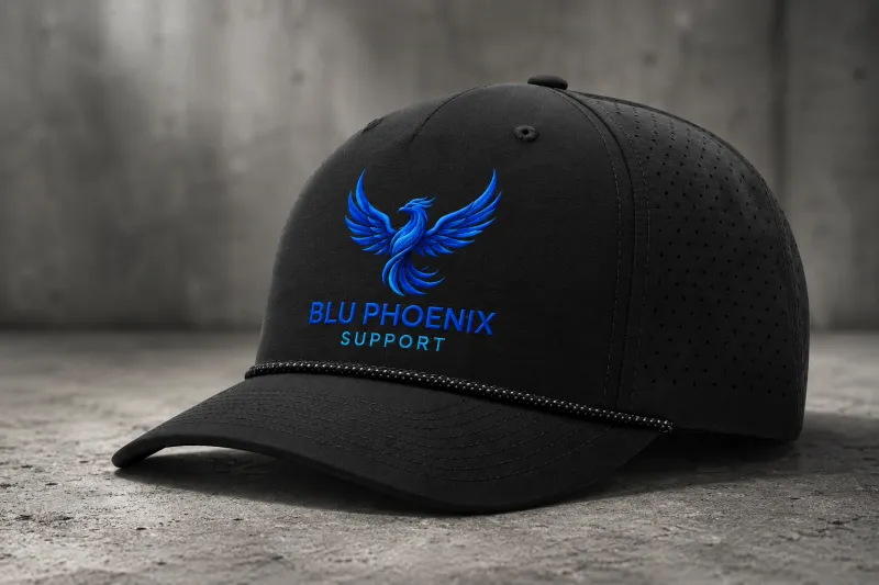 Blu Phoenix Support Dri-Fit Hat w/ Rope