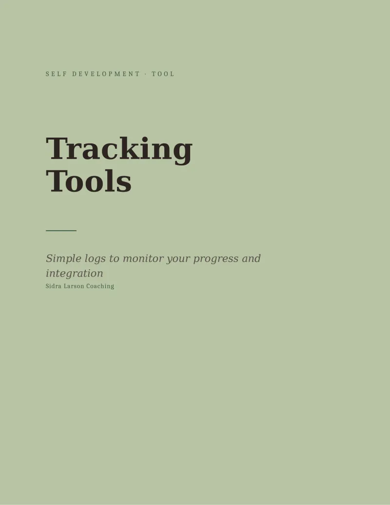 Tracking Tools