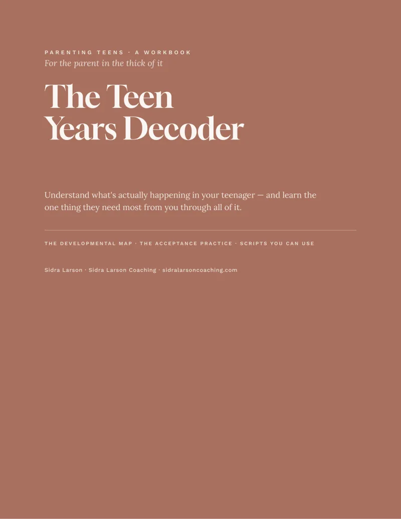 The Teen Years Decoder